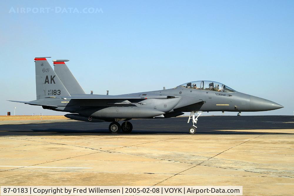 87-0183, 1987 McDonnell Douglas F-15E Strike Eagle C/N 1048/E023, 