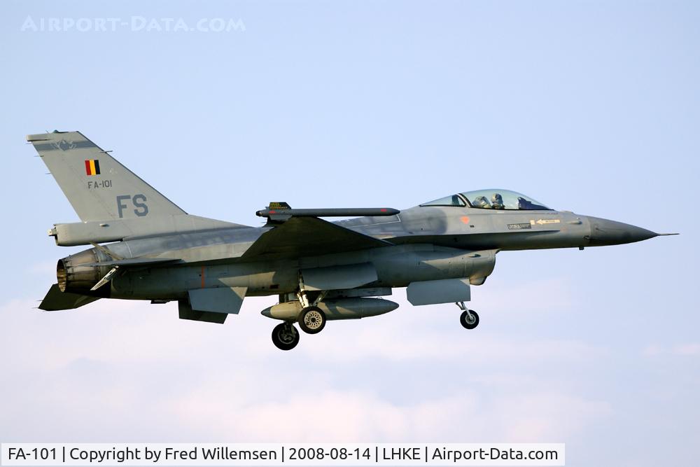 FA-101, SABCA F-16AM Fighting Falcon C/N 6H-101, 