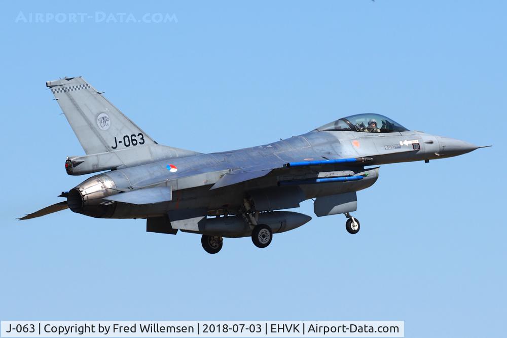 J-063, Fokker F-16AM Fighting Falcon C/N 6D-146, 