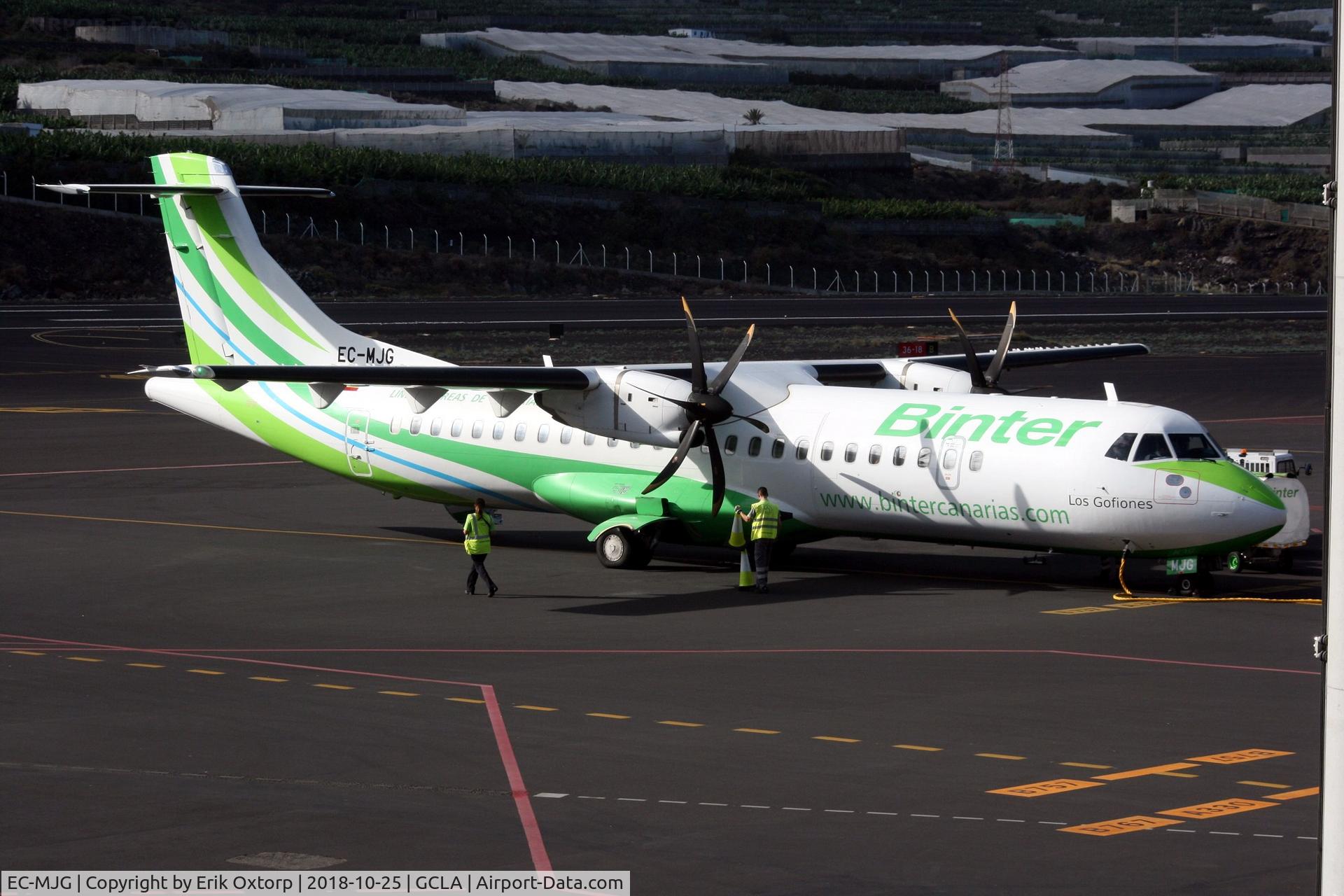 EC-MJG, 2015 ATR 72-600 (72-212A) C/N 1310, EC-MJG at the gate in SPC
