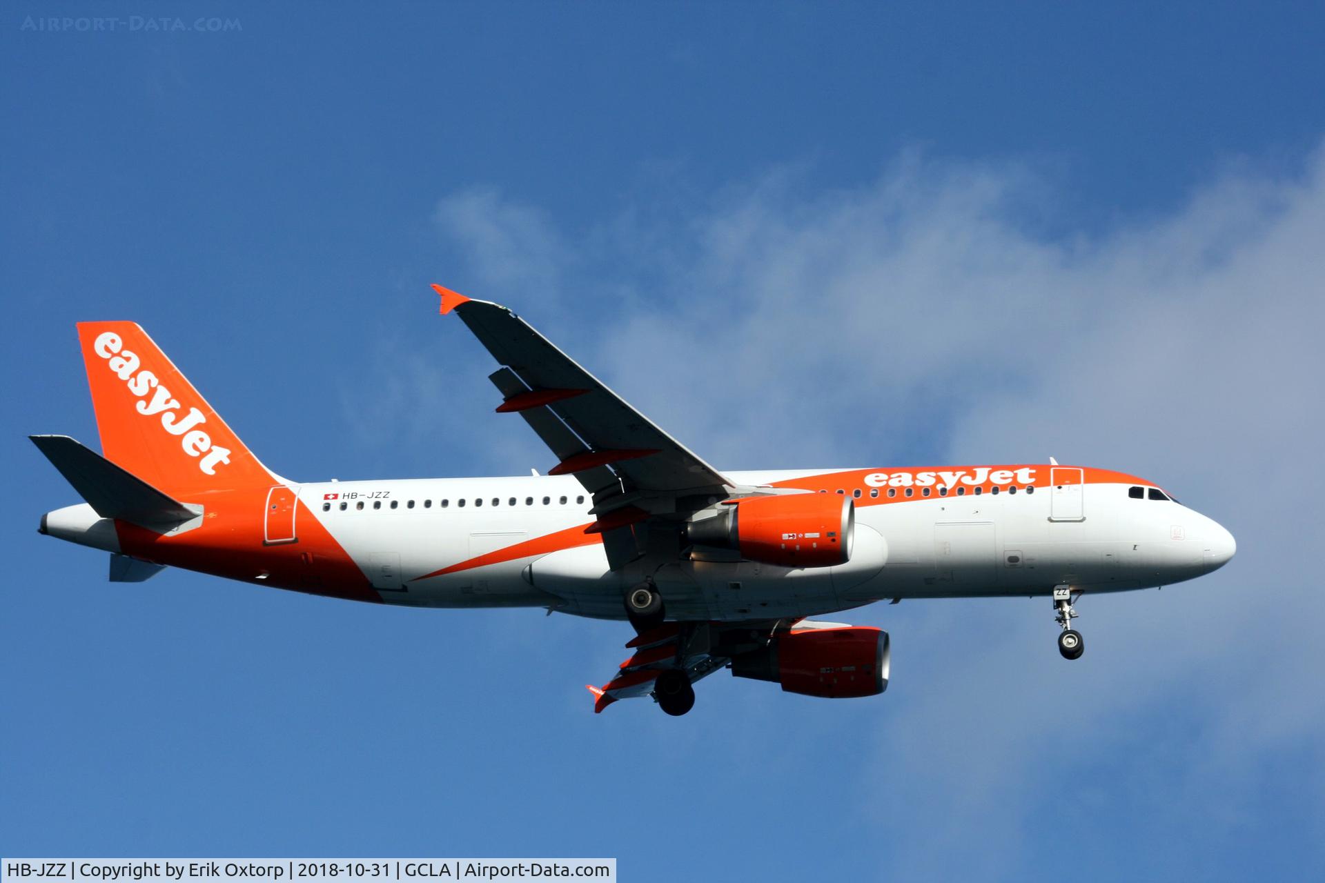 HB-JZZ, 2010 Airbus A320-214 C/N 4233, HB-JZZ landing SPC