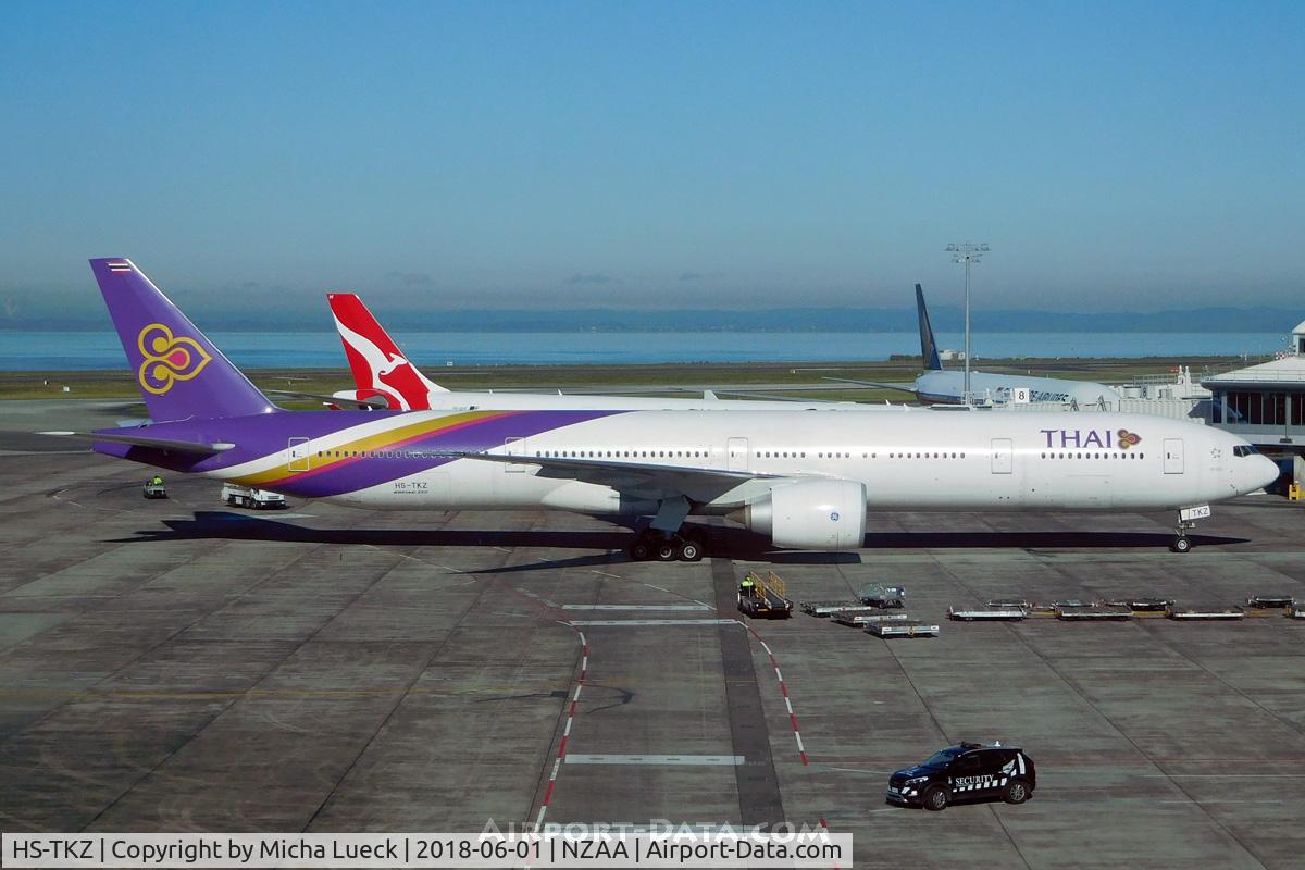 HS-TKZ, 2015 Boeing 777-3D7/ER C/N 42115, At Auckland