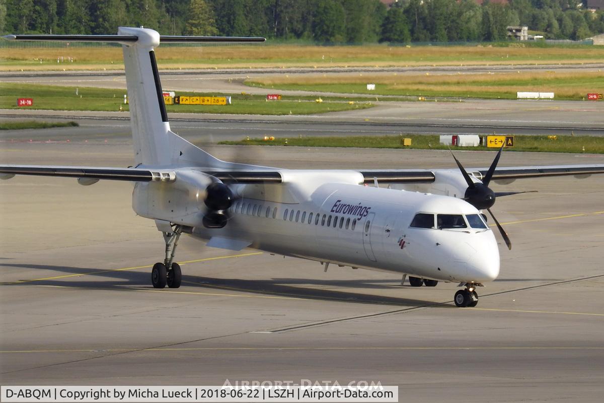 D-ABQM, 2006 De Havilland Canada DHC-8-402Q Dash 8 C/N 4119, At Zurich