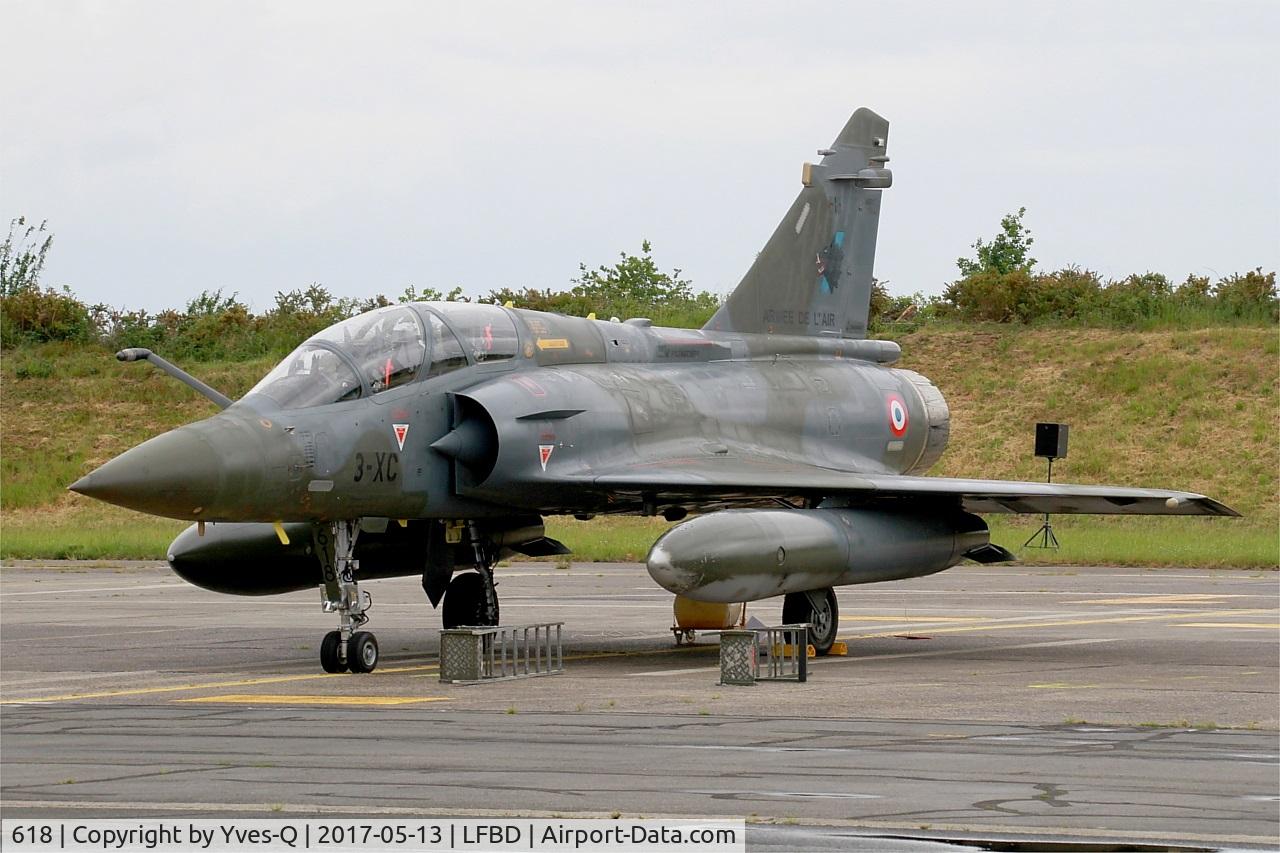 618, Dassault Mirage 2000D C/N 417, Dassault Mirage 2000D, Flight line, Bordeaux-Mérignac (LFBD-BOD) Open day 2017