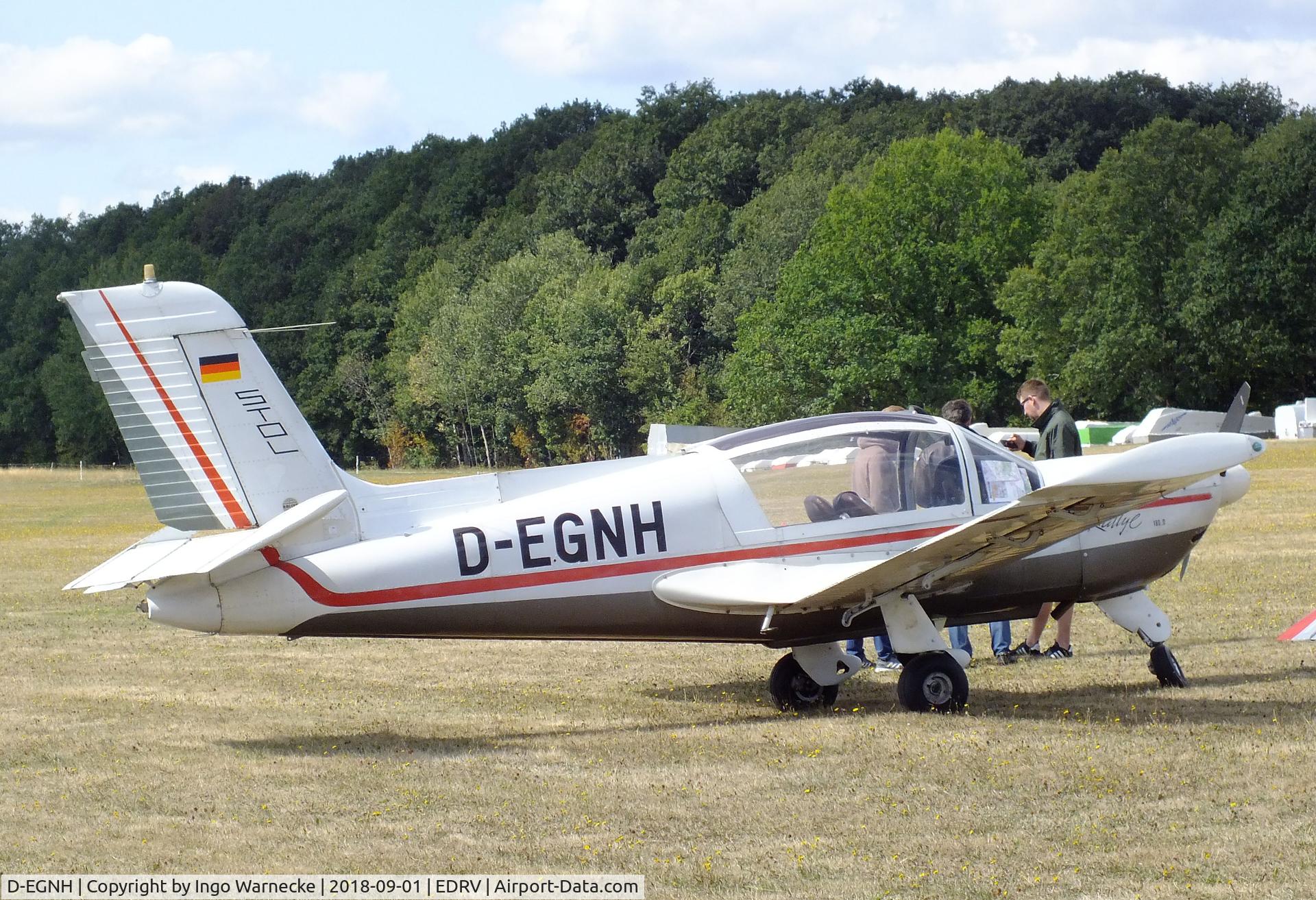 D-EGNH, 1977 Socata MS.893E Rallye 180GT C/N 12826, SOCATA MS.893E Rallye 180GT at the 2018 Flugplatzfest Wershofen