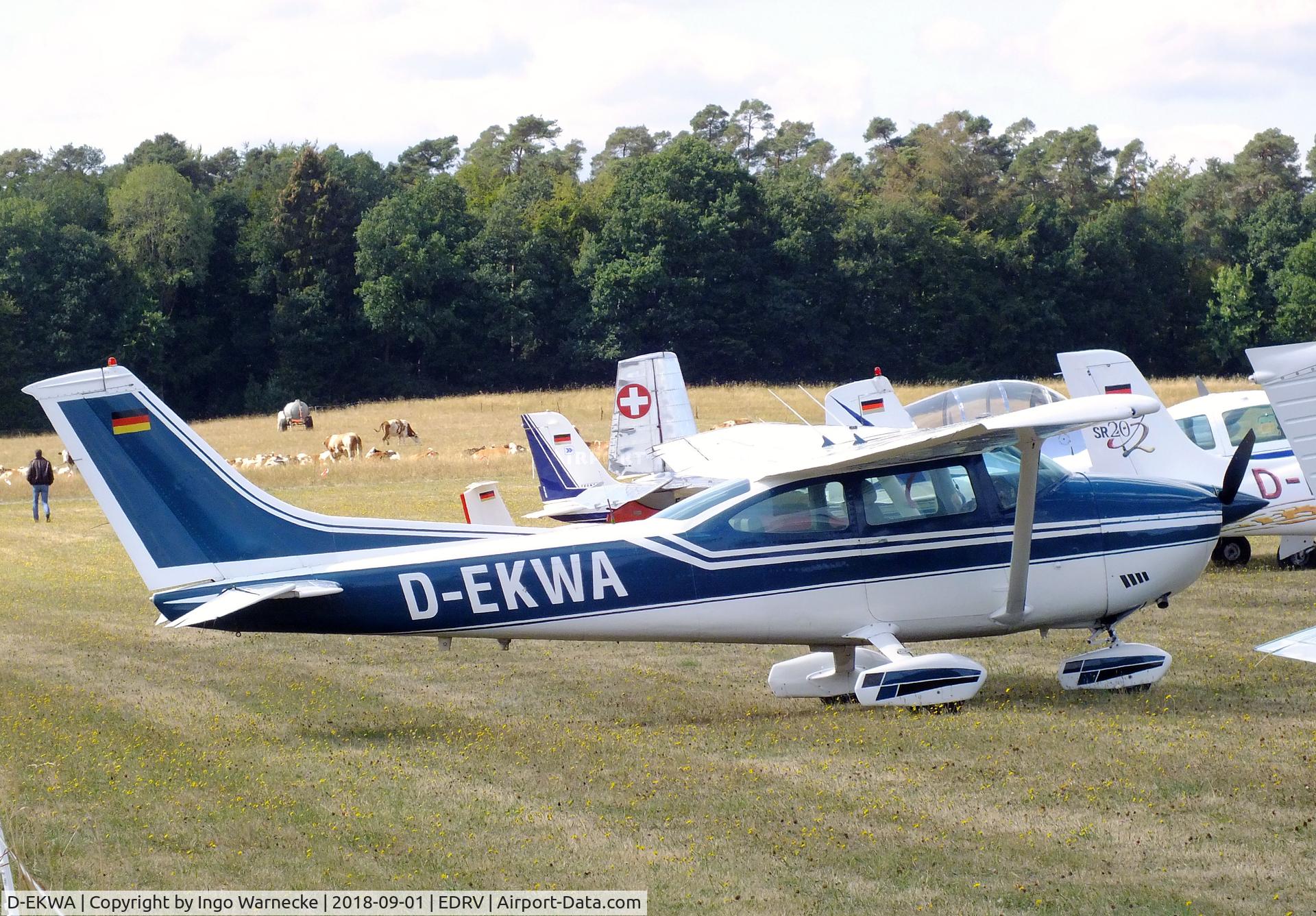 D-EKWA, 1975 Cessna 182P Skylane C/N 18264136, Cessna 182P Skylane at the 2018 Flugplatzfest Wershofen