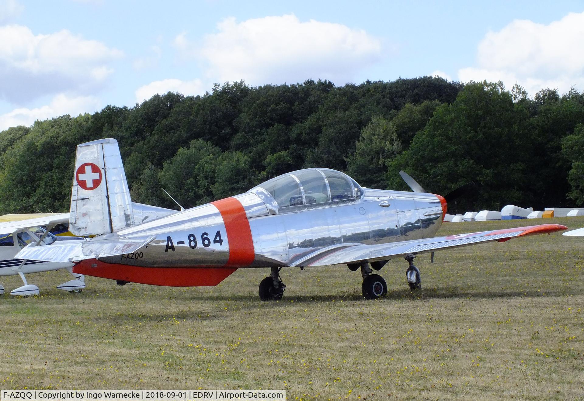 F-AZQQ, 1959 Pilatus P3-05 C/N 502-51, Pilatus P-3-05 at the 2018 Flugplatzfest Wershofen