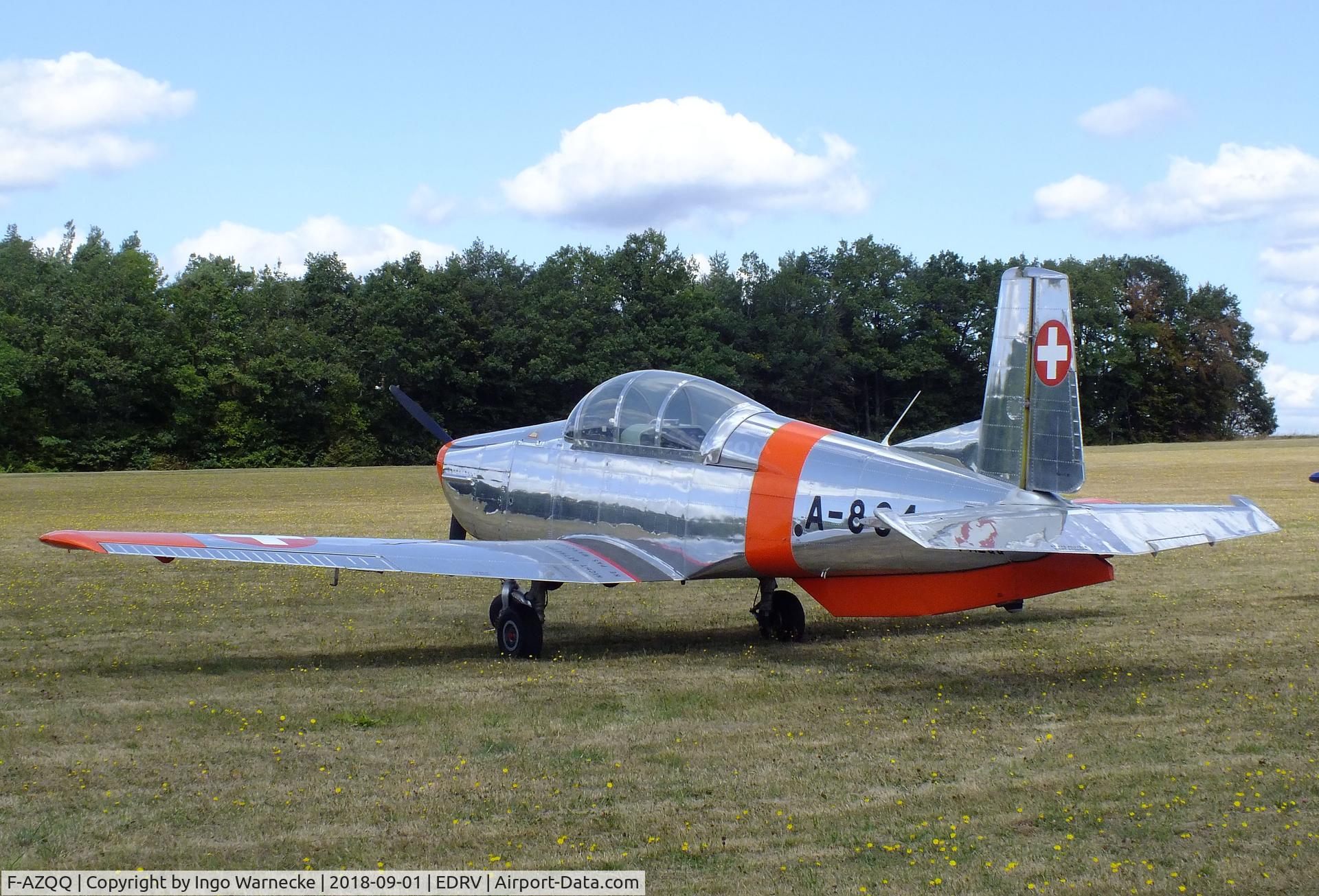 F-AZQQ, 1959 Pilatus P3-05 C/N 502-51, Pilatus P-3-05 at the 2018 Flugplatzfest Wershofen