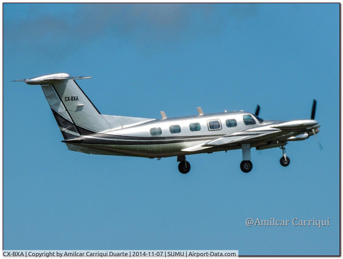 CX-BXA, 1980 Piper PA-42-720 Cheyenne III C/N 42-8001009, Take off from SUMU