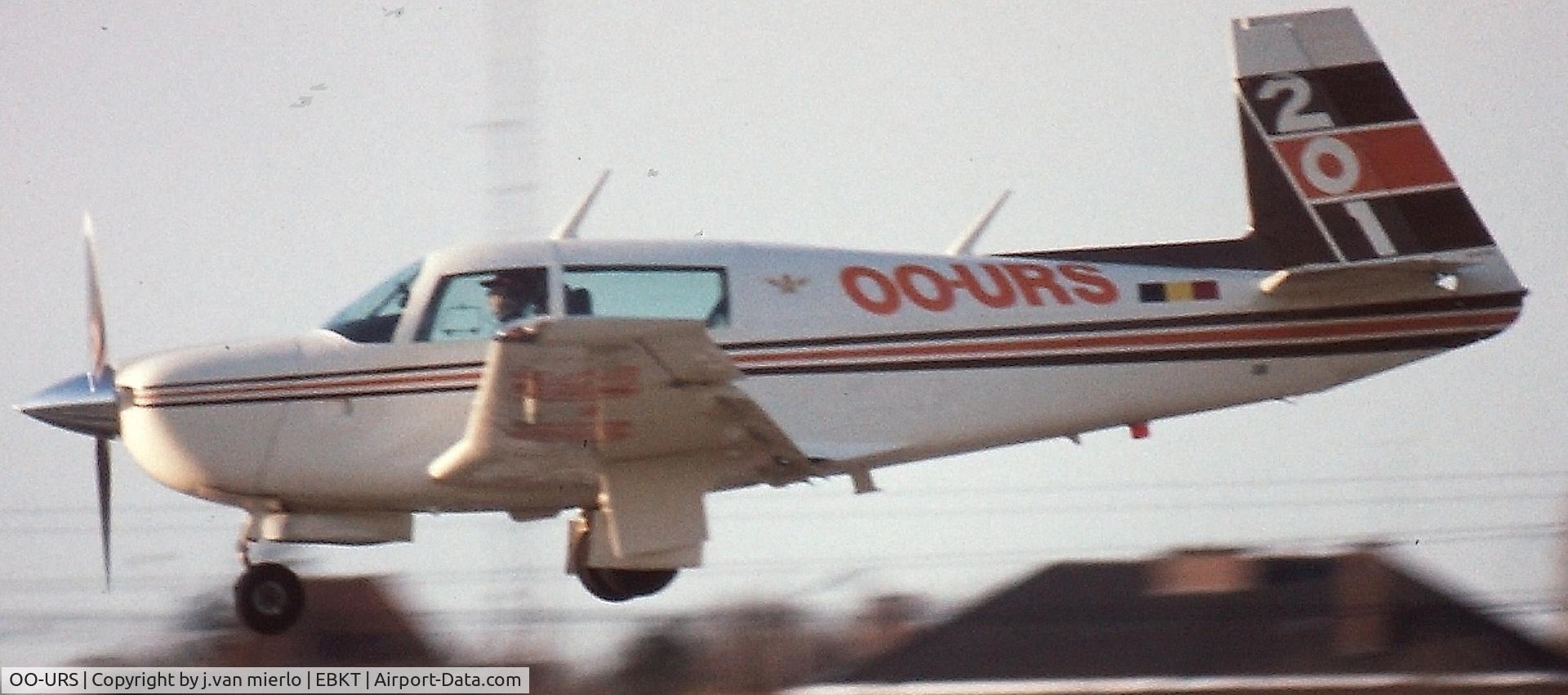 OO-URS, Mooney M20J 201 C/N 241133, Kortrijk, Wevelgem, Belgium