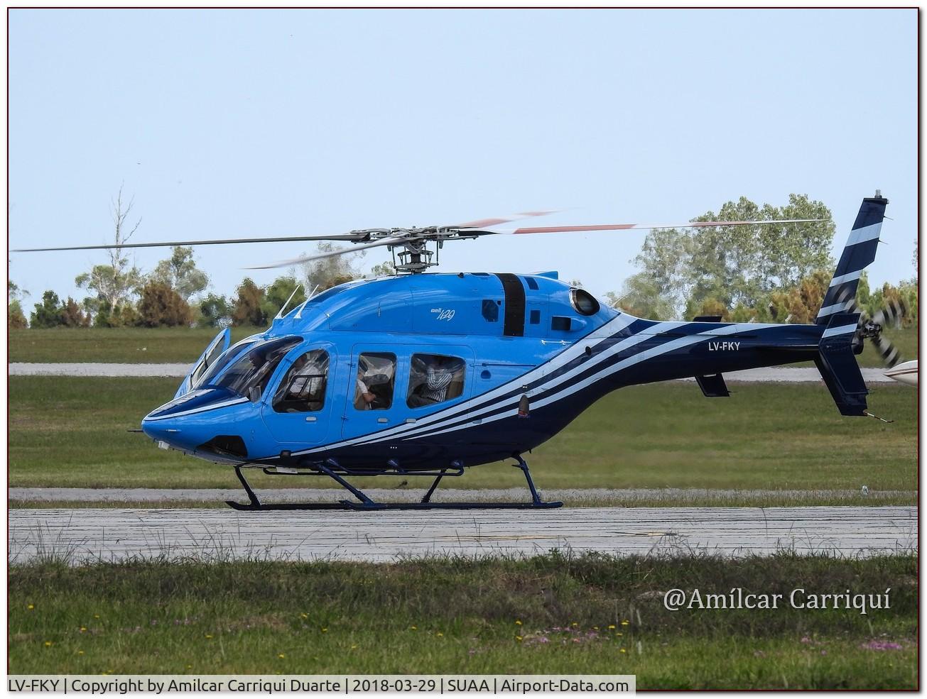 LV-FKY, 2011 Bell 429 GlobalRanger GlobalRanger C/N 57063, Landed at SUAA