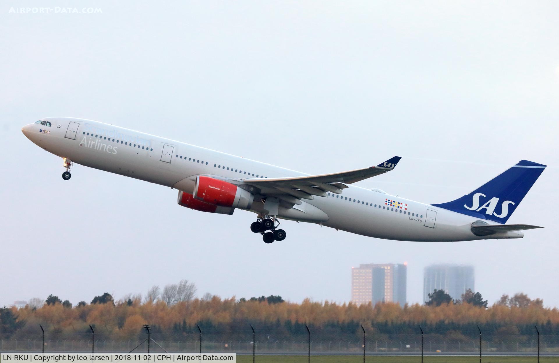 LN-RKU, 2016 Airbus A330-343 C/N 1715, Copenhagen 2.11.2018