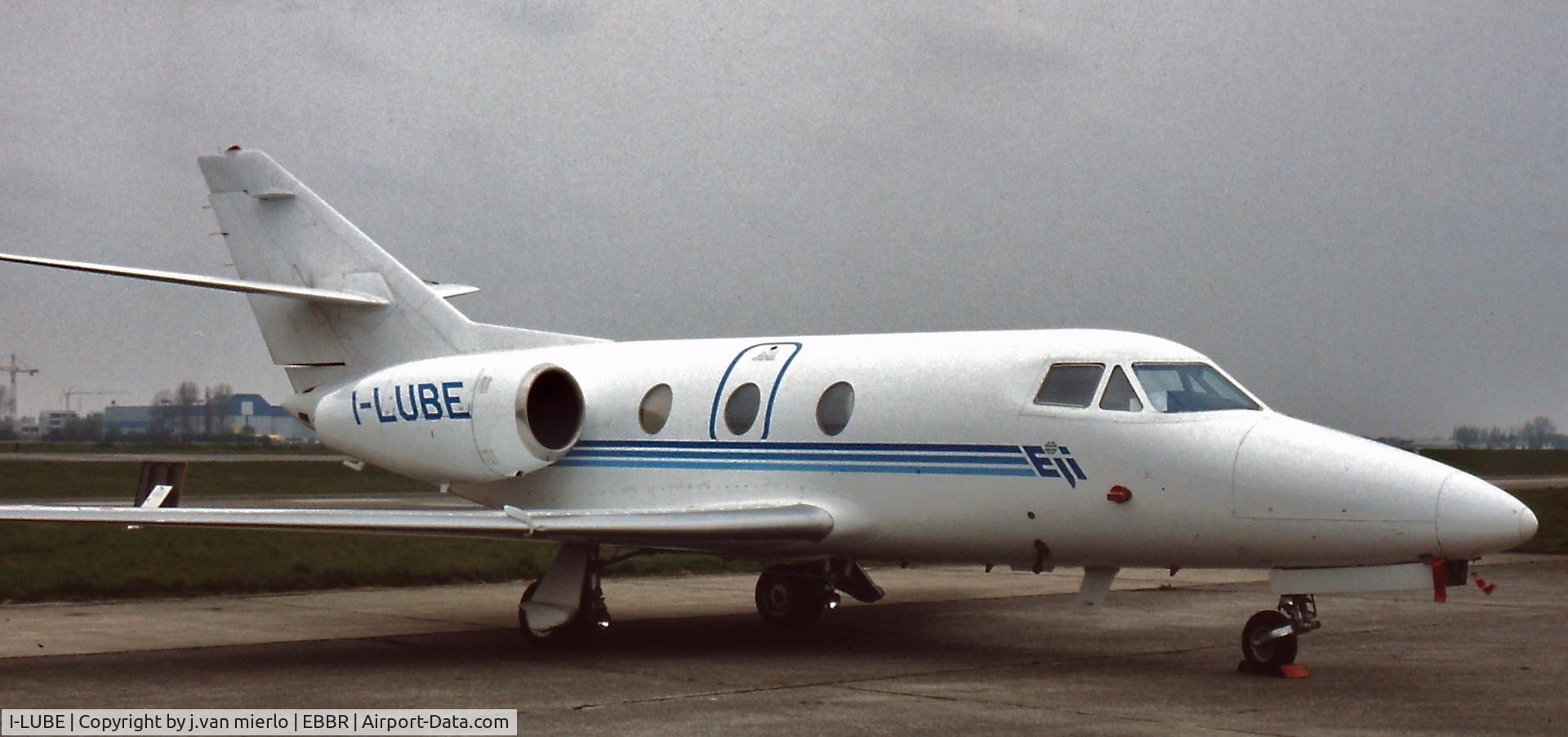 I-LUBE, 1974 Dassault Falcon 10 C/N 007, Brussels 80s
