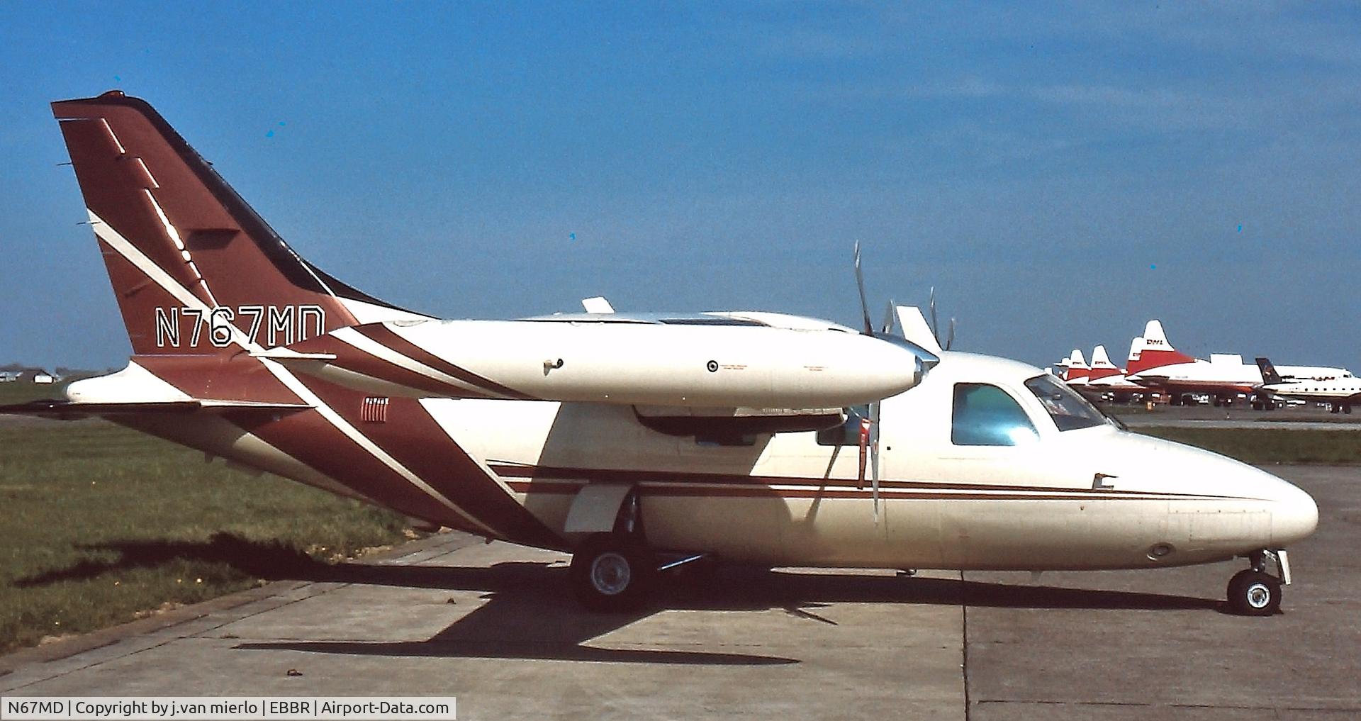 N67MD, Mitsubishi MU-2B-40 Solitaire Solitaire C/N Not found N67MD, Brussels General Aviation '90s