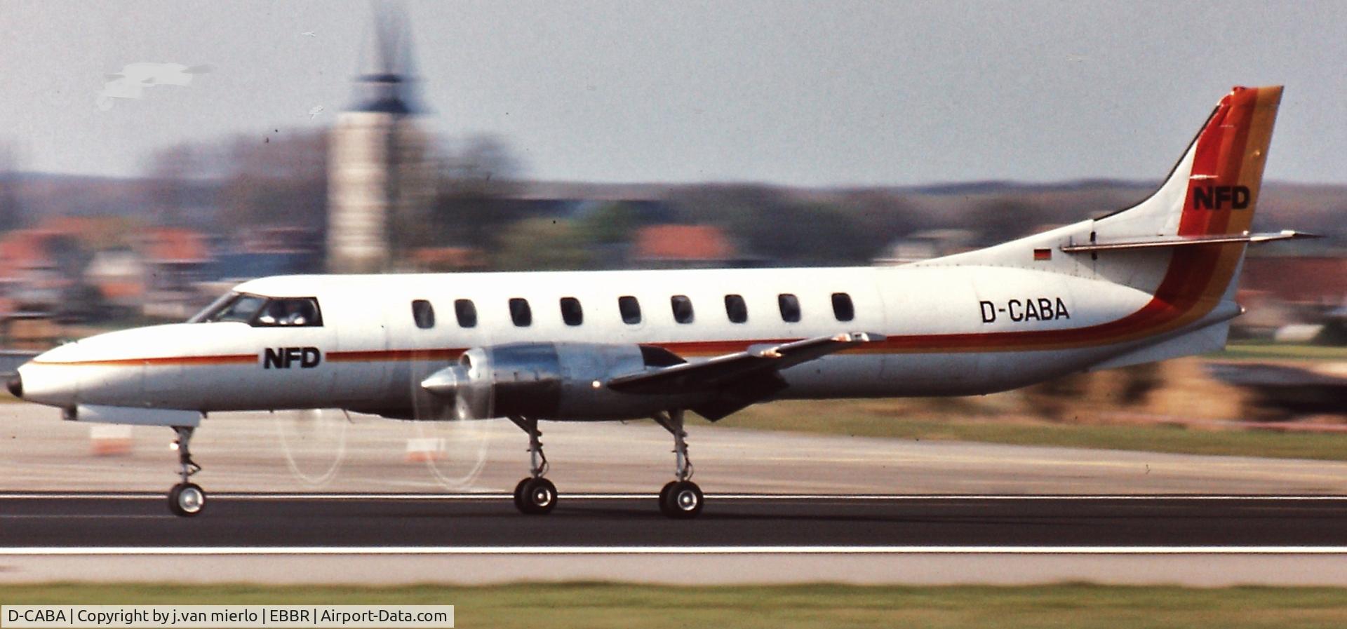 D-CABA, 1981 Fairchild SA-227AC Metro III C/N AC-481, Flying parcels out of Brussels'80s