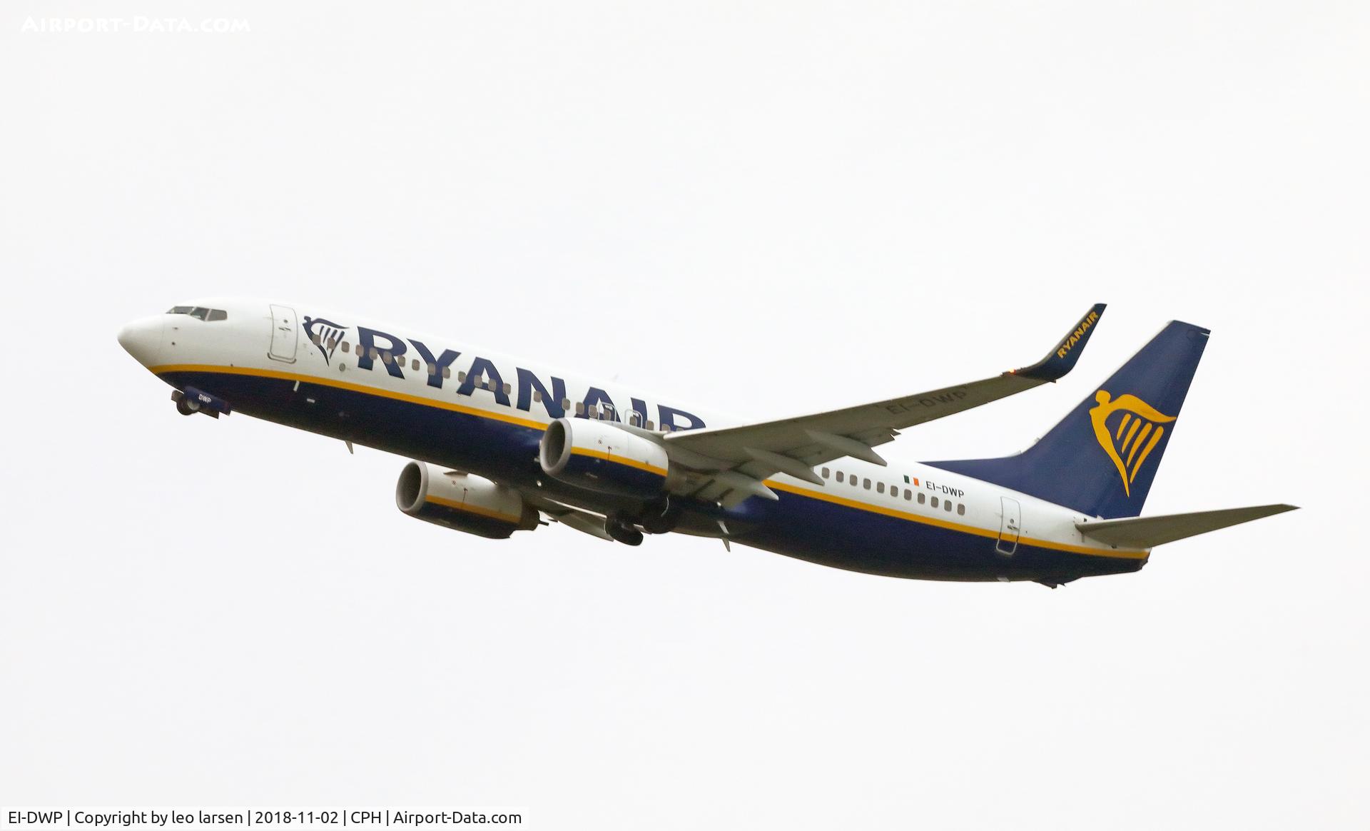 EI-DWP, 2007 Boeing 737-8AS C/N 36082, Copenhagen 2.11.2018