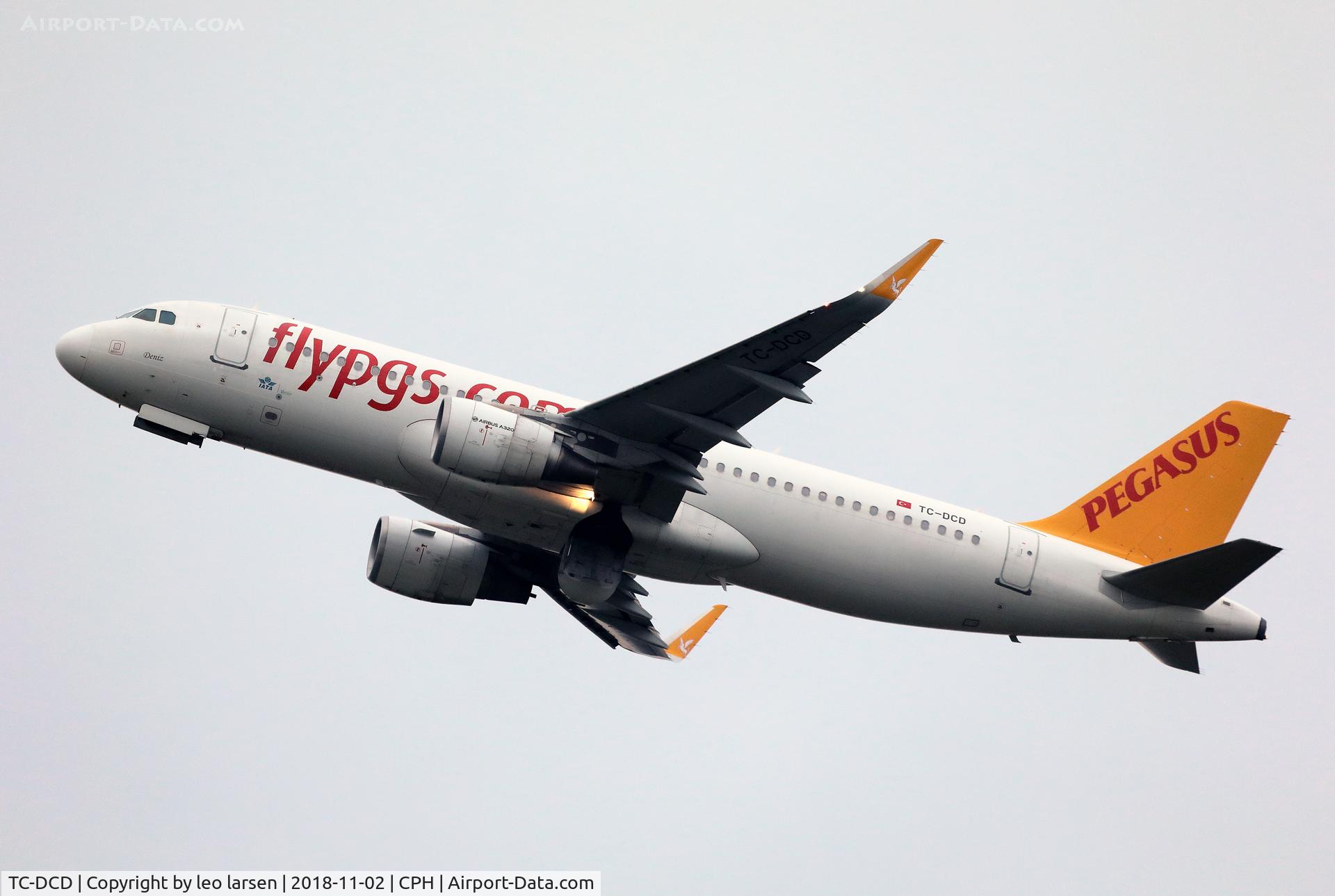 TC-DCD, 2014 Airbus A320-214 C/N 5994, Copenhagen 2.11.2018