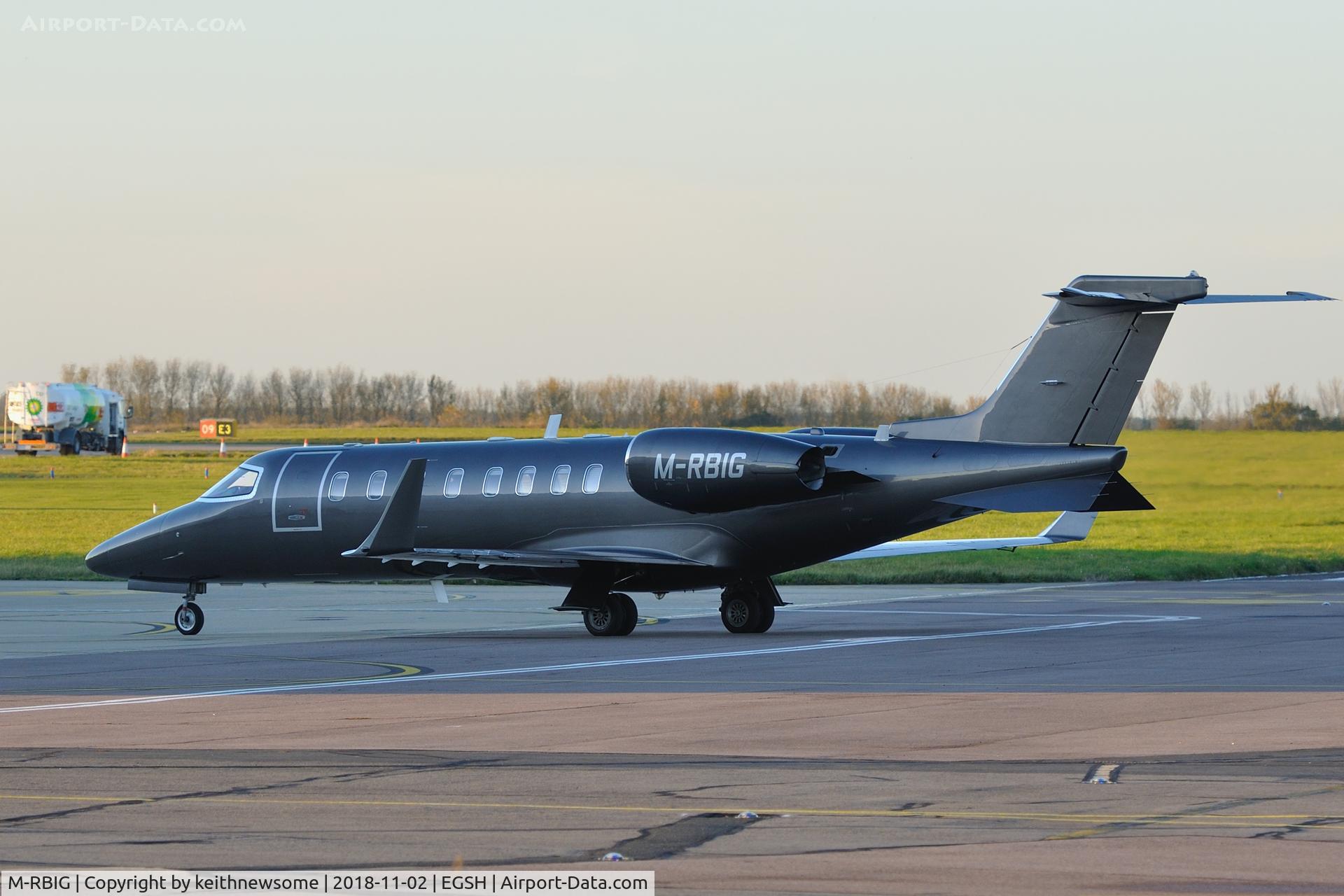 M-RBIG, 2005 Learjet 45 C/N 45-280, Nice Visitor.
