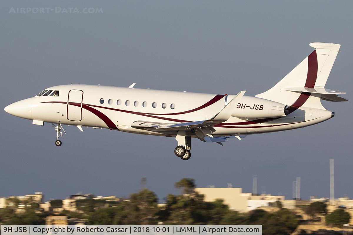 9H-JSB, 2018 Dassault Falcon 2000LXS C/N 336, Runway 31