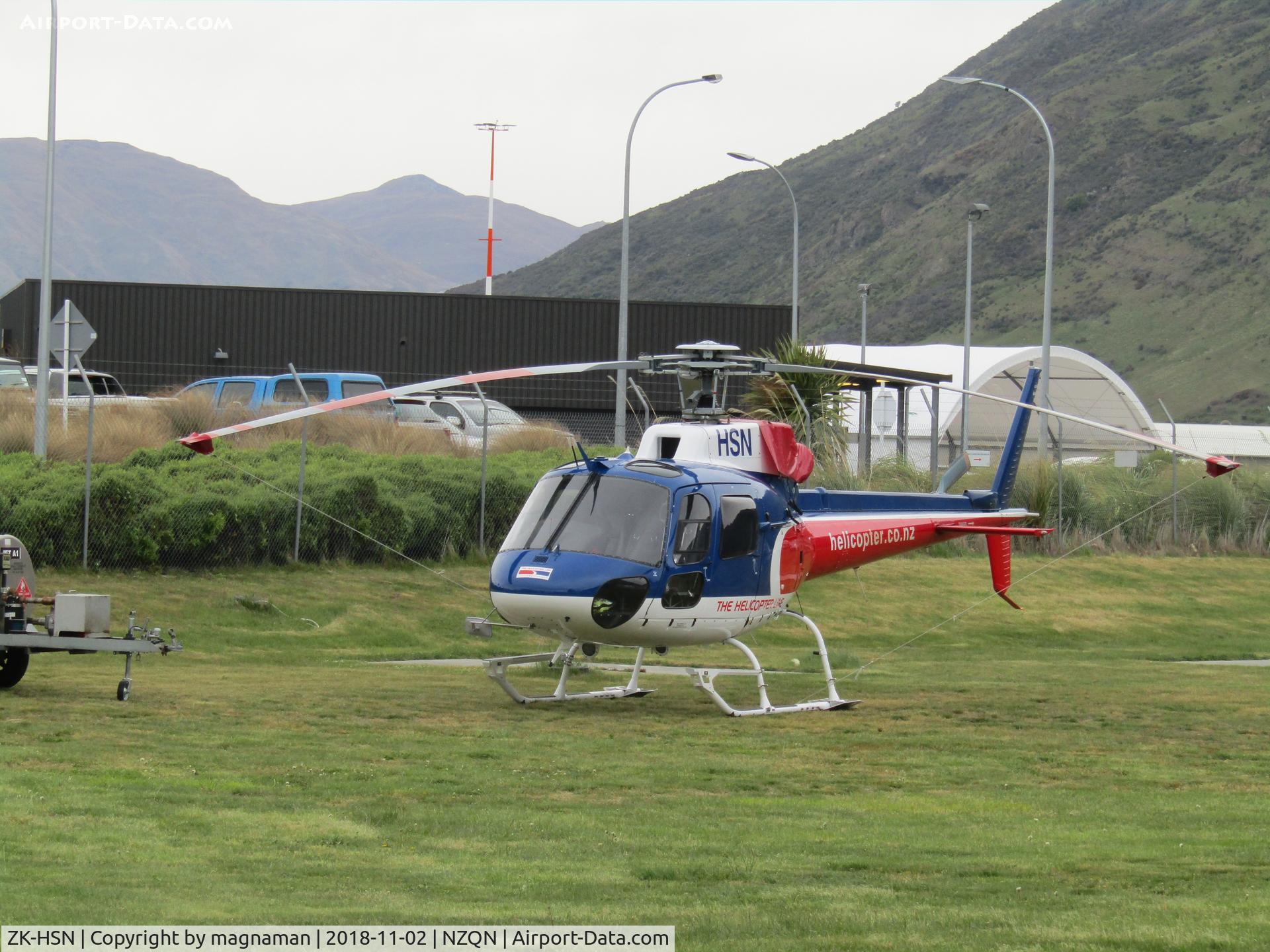 ZK-HSN, Aerospatiale AS-350B-2 Ecureuil C/N 3986, another scenic chopper