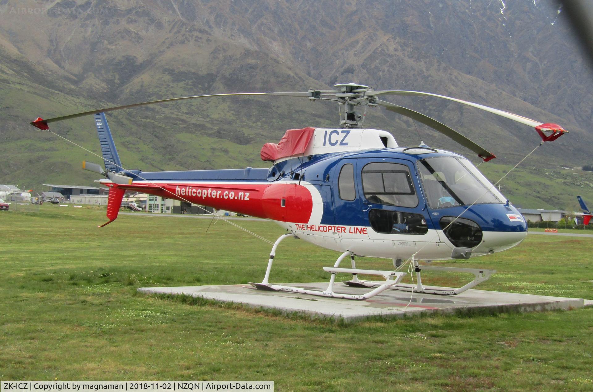 ZK-ICZ, Eurocopte AS-350B-2 Ecureuil C/N 4883, sightseeing bird at queenstown - part of big flock