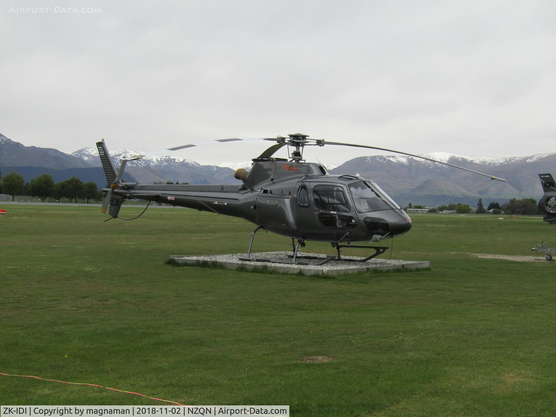 ZK-IDI, 2007 Eurocopter AS-350B-2 Ecureuil Ecureuil C/N 4284, home bird at ZQN