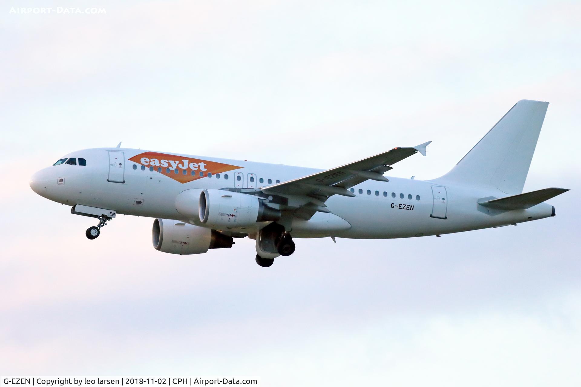G-EZEN, 2004 Airbus A319-111 C/N 2245, Copenhagen 2.11.2018