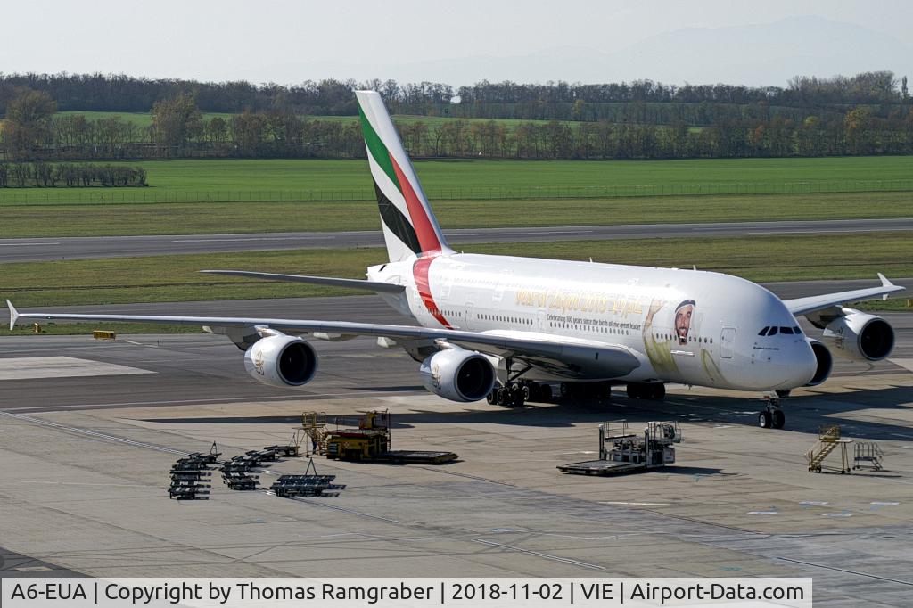 A6-EUA, 2016 Airbus A380-861 C/N 211, Emirates Airbus A380