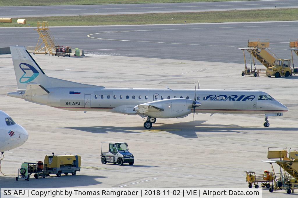 S5-AFJ, 1994 Saab 2000 C/N 2000-011, Adria Airways Saab 2000