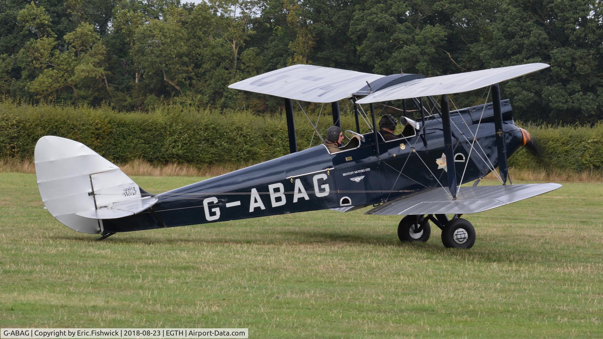 G-ABAG, 1930 De Havilland DH60G Gipsy Moth C/N 1259, 3. G-ABAG Gipsy Moth at The Shuttleworth Collection, Aug 2018.