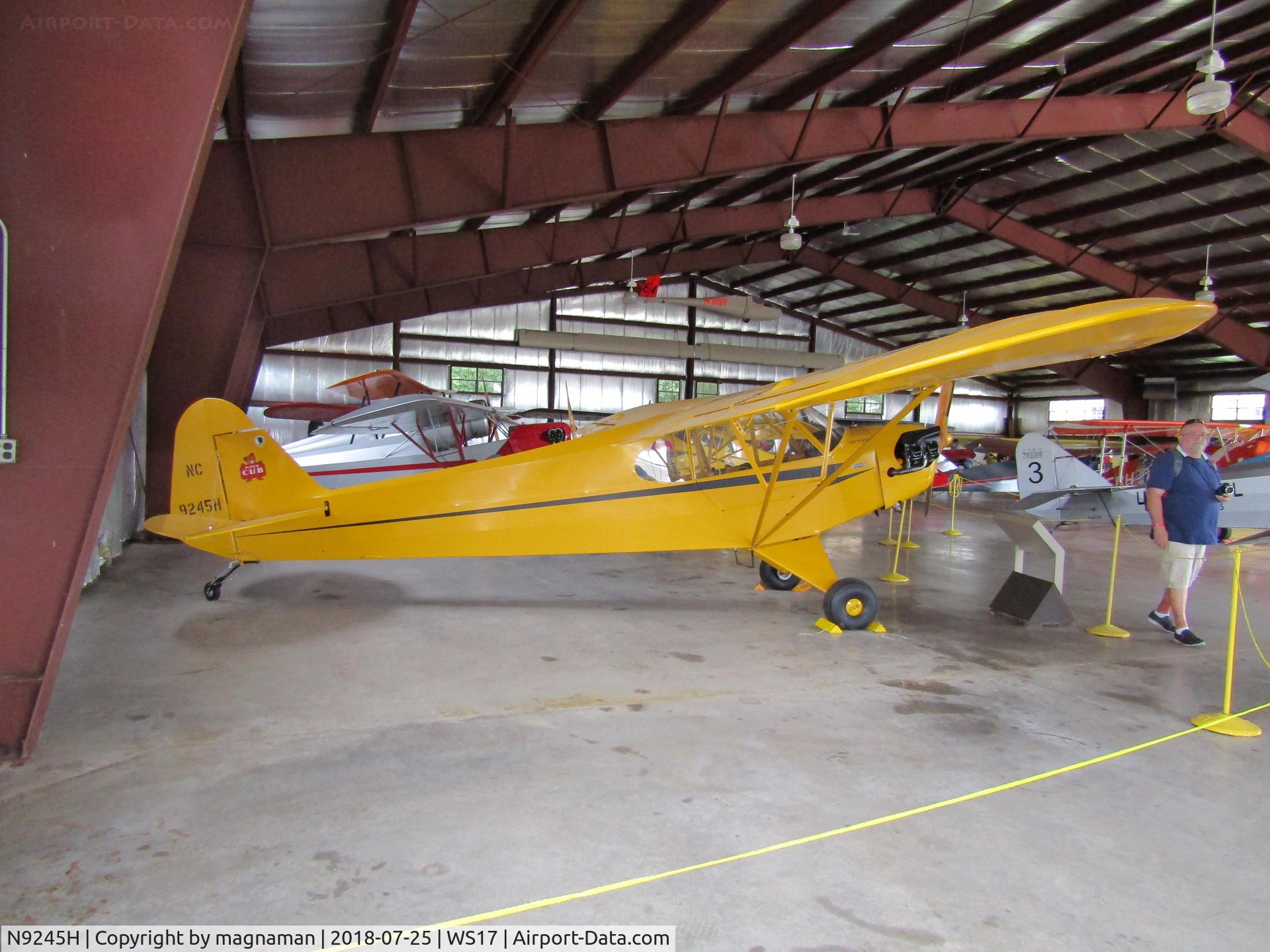 N9245H, 1944 Piper L-4H Grasshopper (J3C-65D) C/N 12113, at pioneer