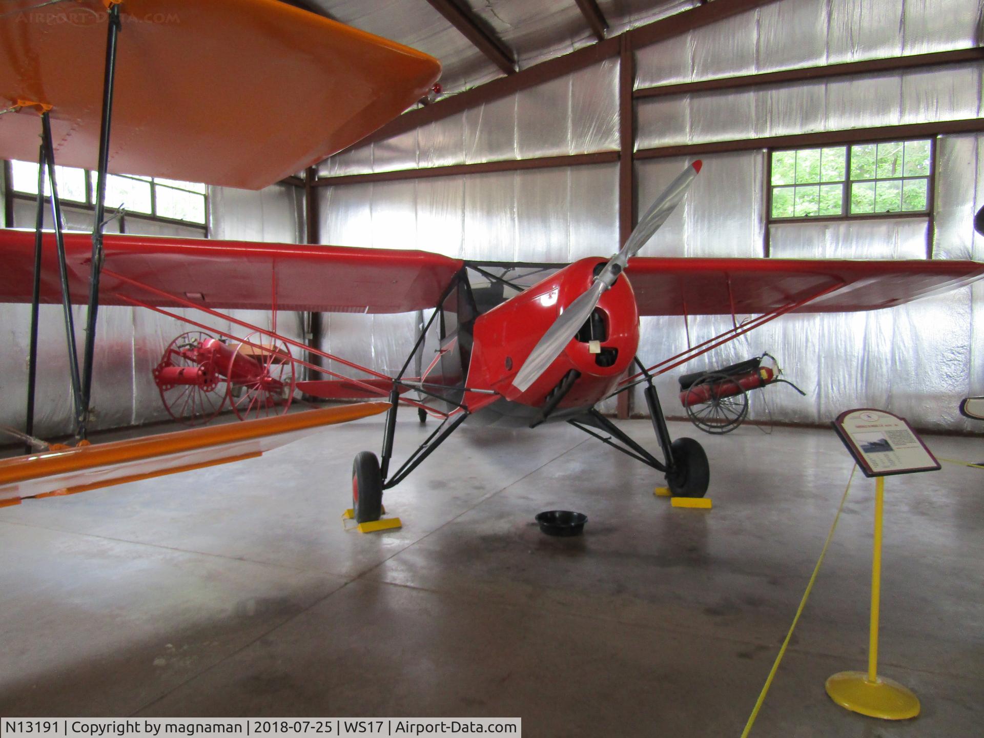 N13191, 1933 Fairchild 24 C8 C/N 2009, nice oldie
