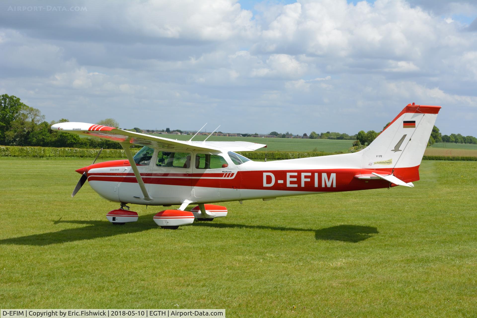 D-EFIM, 1976 Cessna 172M C/N 17263568, 1. D-EFIM at the Shuttleworth Collection, May, 2018.