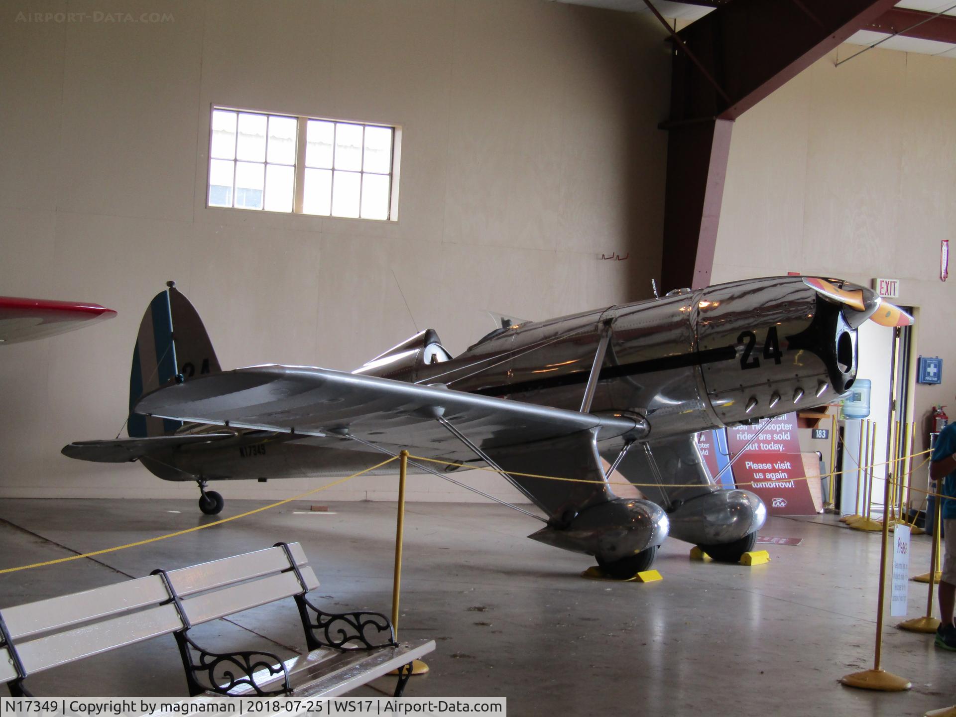 N17349, 1938 Ryan Aeronautical ST-A C/N 195, at pioneer - great place