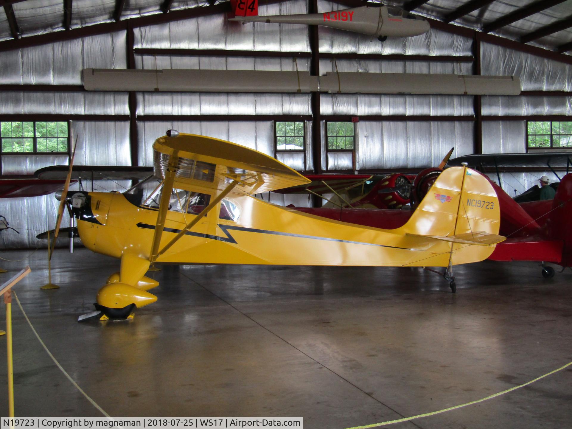 N19723, 1937 Aeronca K C/N K-244, nice oldie