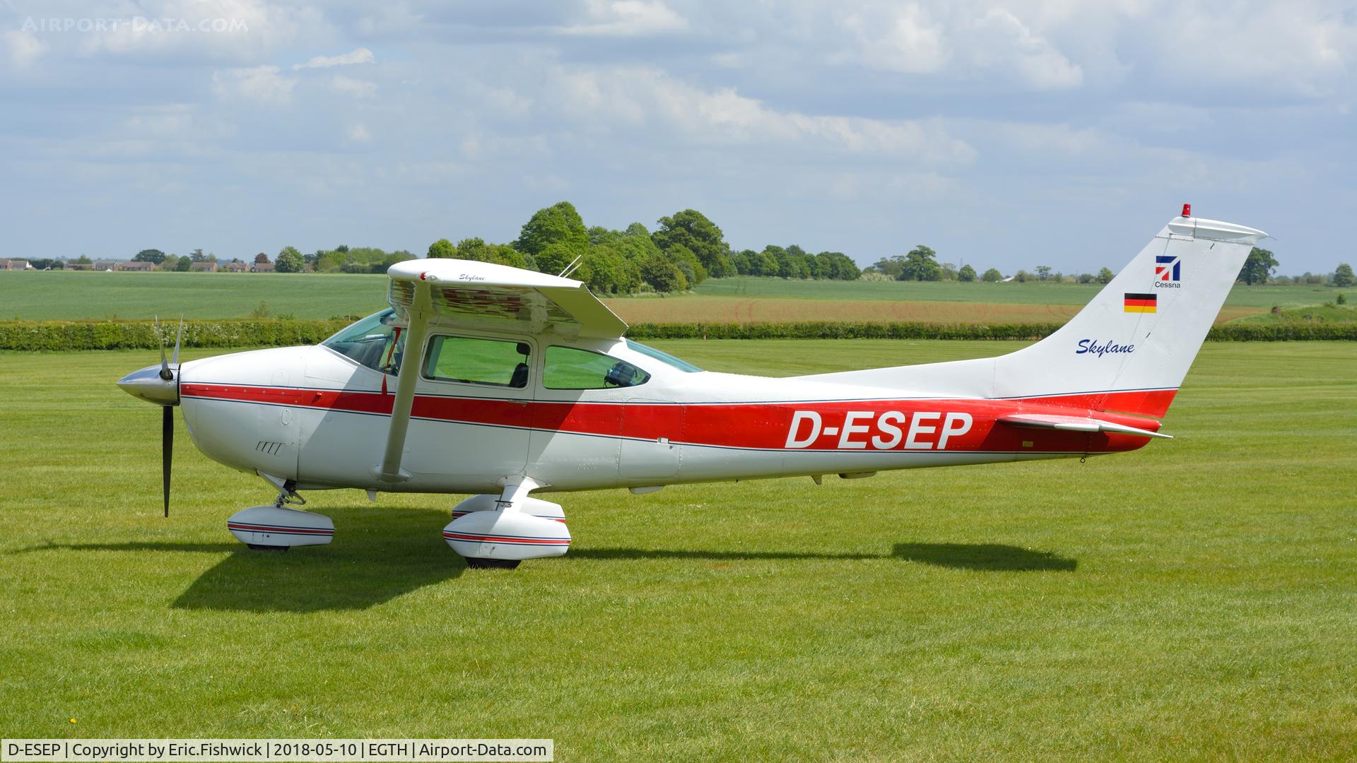 D-ESEP, 1975 Cessna 182P Skylane C/N 182-63998, x. D-ESEP visiting the Shuttleworth Collection, May, 2018.