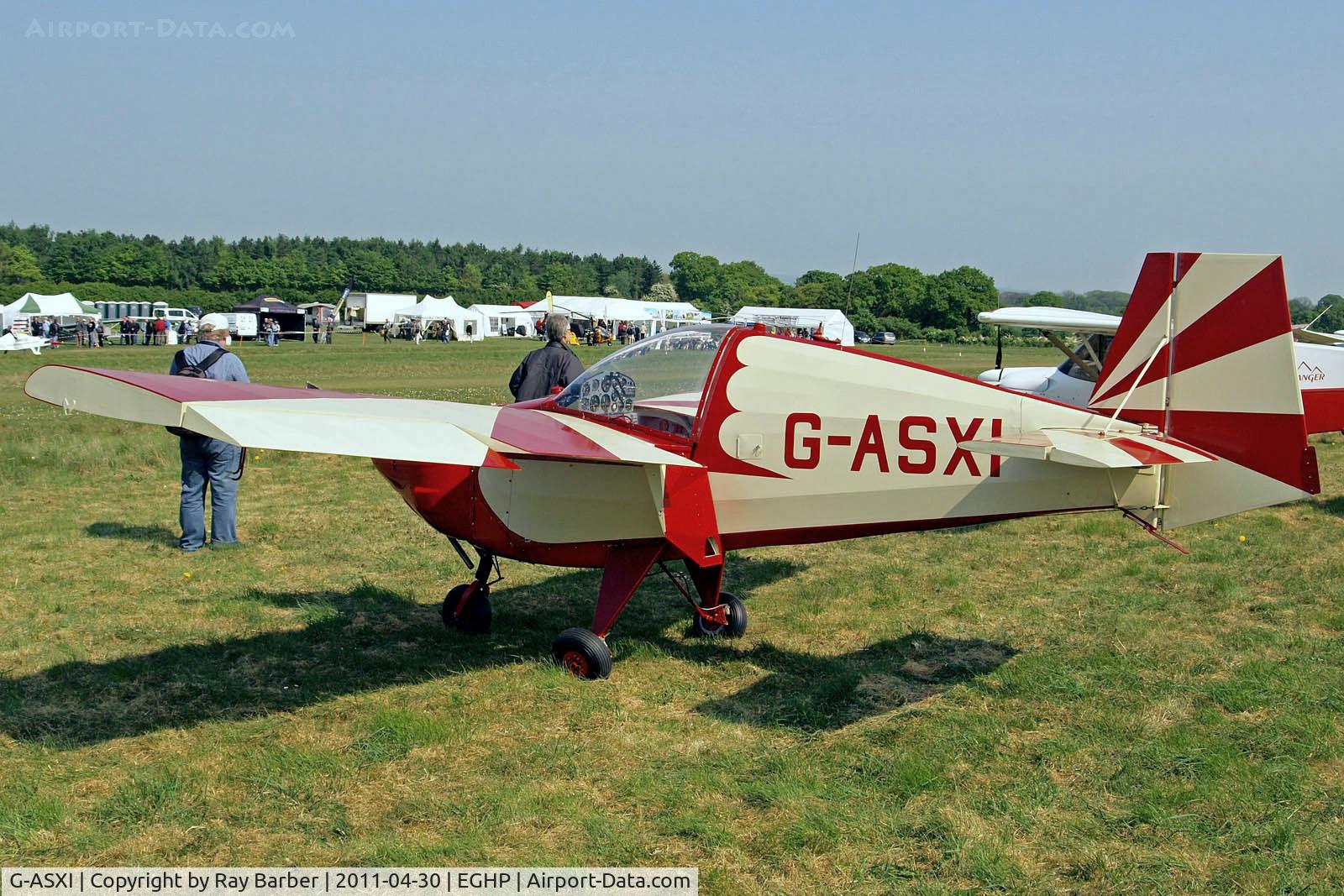 G-ASXI, 1960 Tipsy T-66 Nipper 3 C/N 56, G-ASXI   Tipsy T.66 Nipper II [56] Popham~G 30/04/2011