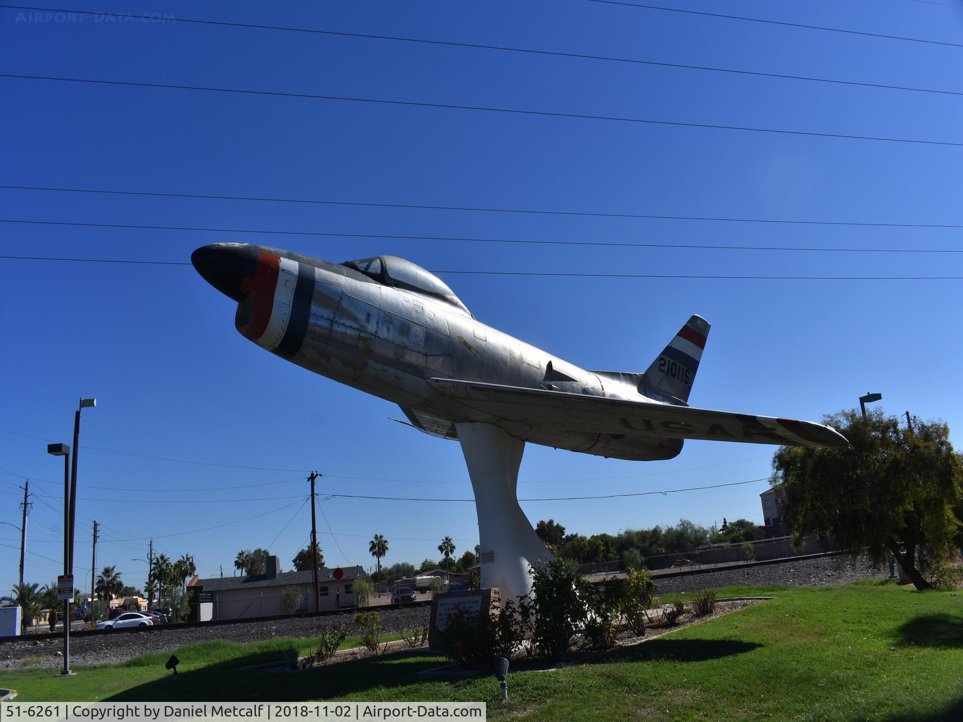 51-6261, 1951 North American F-86D Sabre C/N 173-405, Seen at Veterans Park in Chandler, AZ