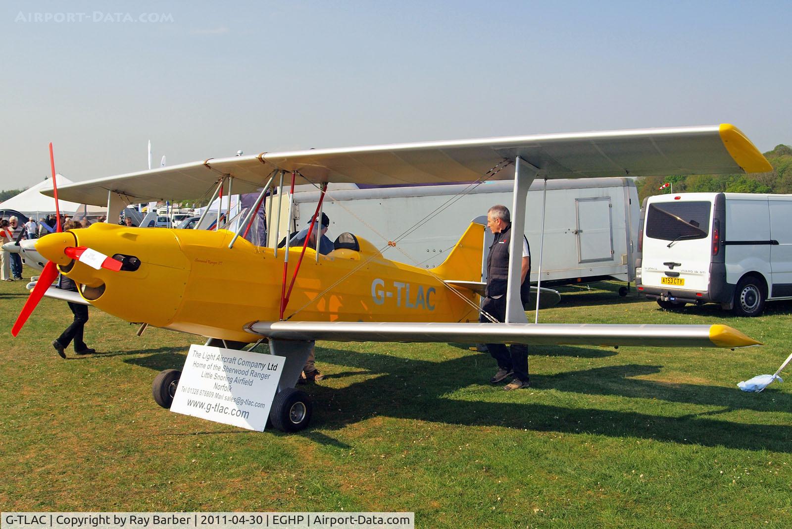 G-TLAC, 2009 TLAC Sherwood Ranger ST C/N PFA 237B-13895, The Light Aircraft Company RL-5A Sherwood Ranger ST [LAA 237B-13895] Popham~G 30/04/2011