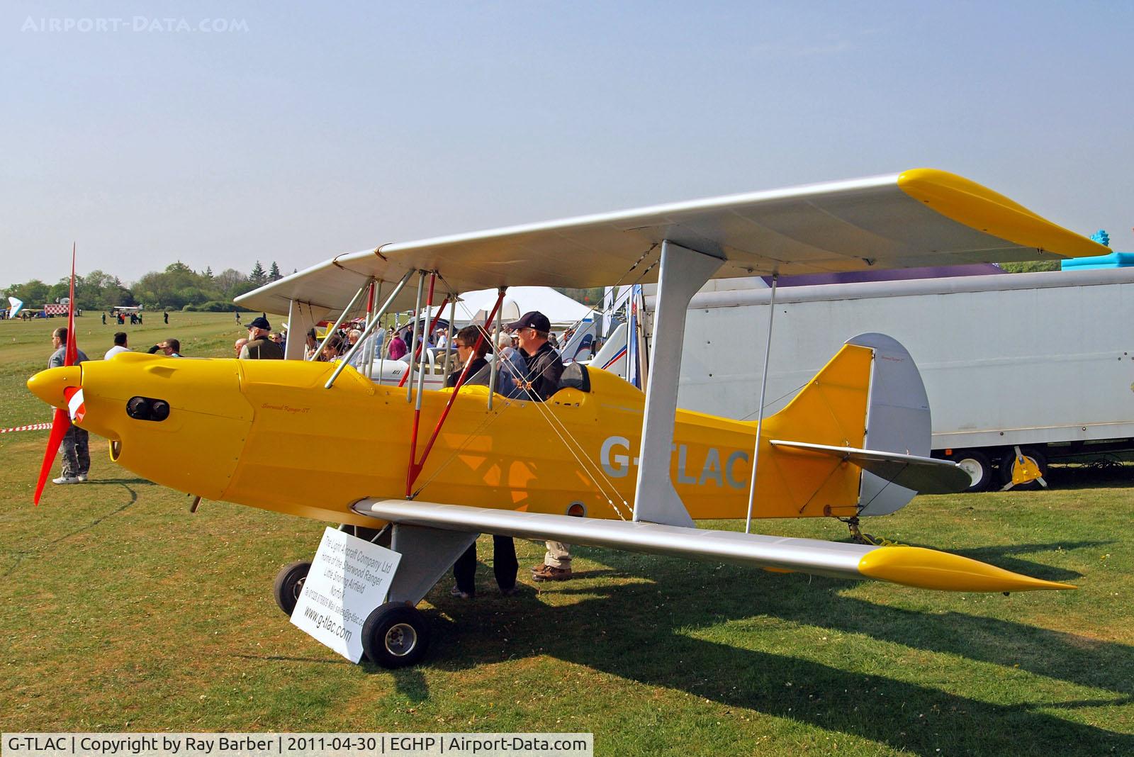 G-TLAC, 2009 TLAC Sherwood Ranger ST C/N PFA 237B-13895, The Light Aircraft Company RL-5A Sherwood Ranger ST [LAA 237B-13895] Popham~G 30/04/2011