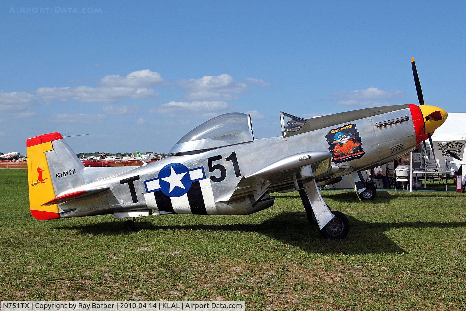 N751TX, Titan T-51 Mustang C/N 0007, N751TX   Titan T-51 Mustang [0007] Lakeland-Linder~N 14/04/2010