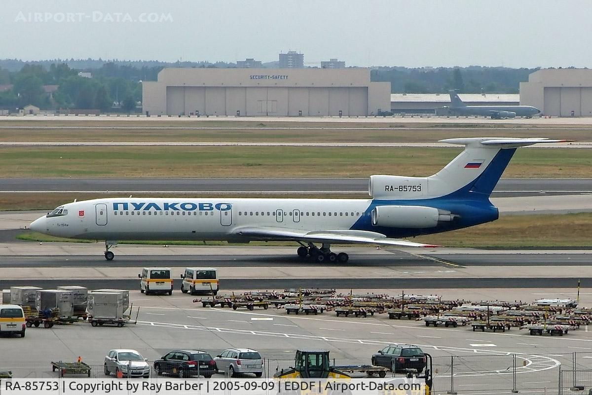 RA-85753, 1992 Tupolev Tu-154M C/N 92A935, RA-85753   Tupolev Tu-154M [92A-935] (Pulkovo Aviation) Frankfurt~D 09/09/2005
