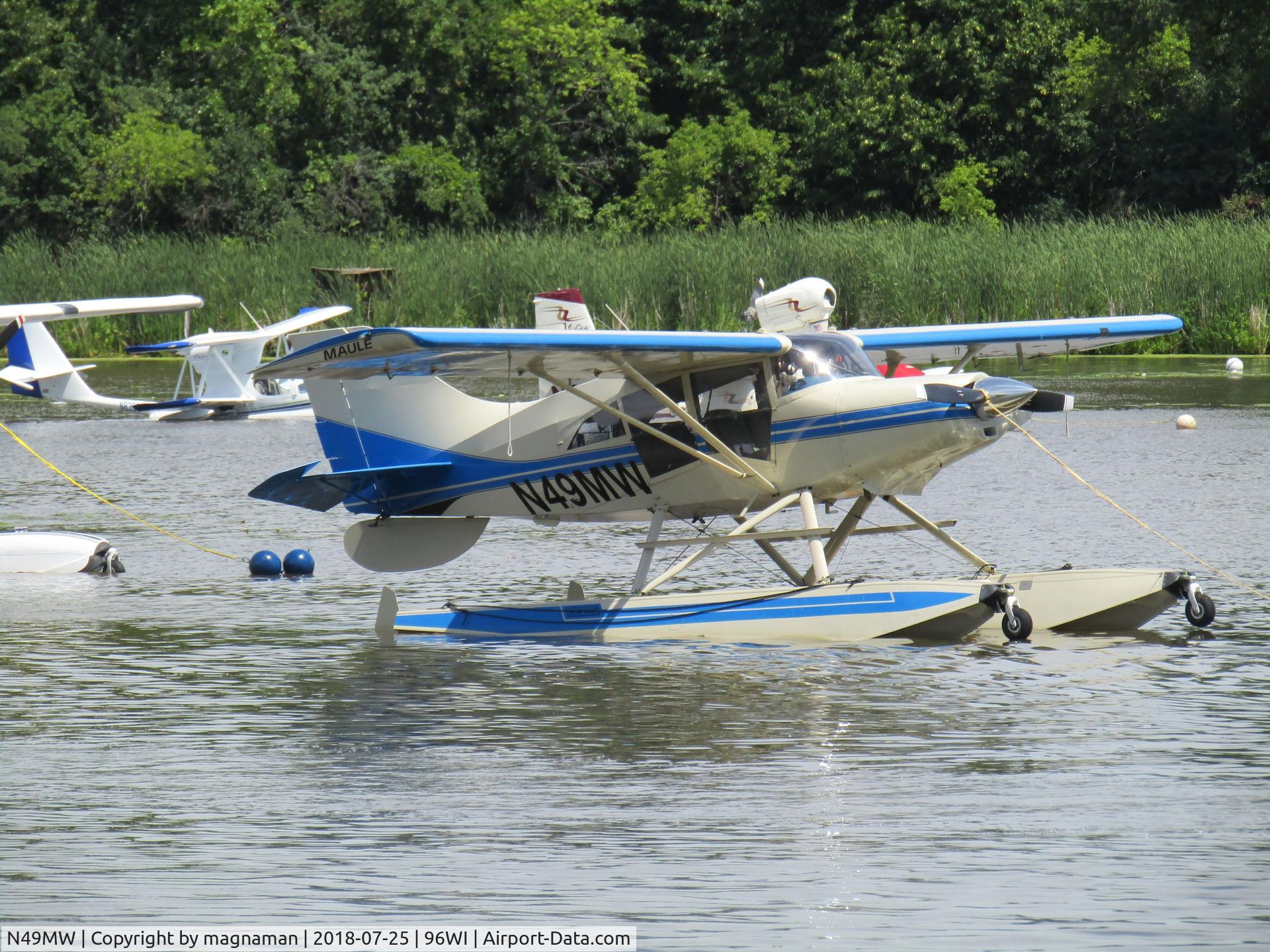 N49MW, 1992 Maule M-7-235 Super Rocket C/N 4112C, at a wet OSH