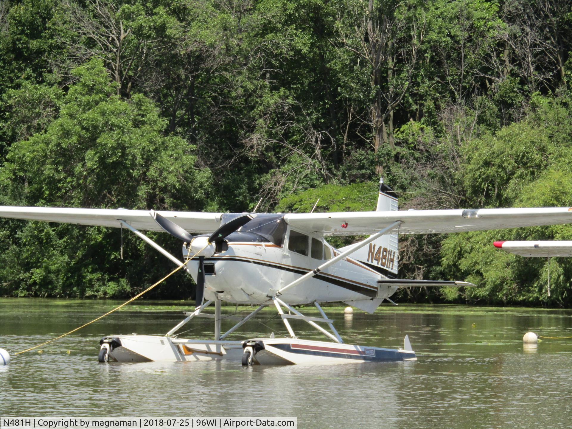 N481H, 1961 Cessna 185 Skywagon C/N 185-0116, at sea plane base