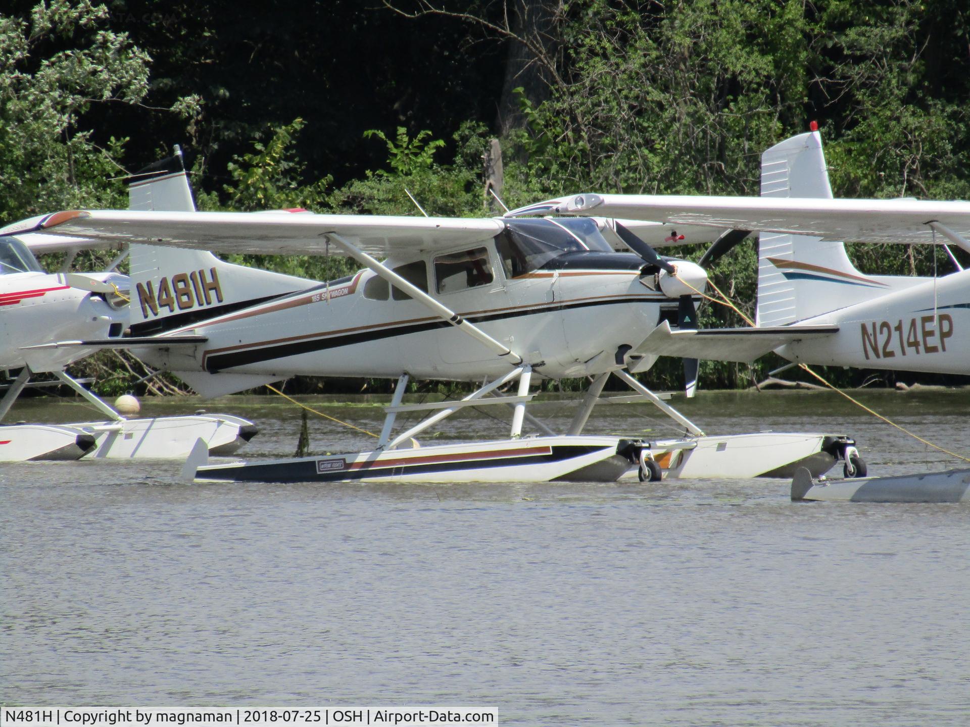 N481H, 1961 Cessna 185 Skywagon C/N 185-0116, at osh 2018