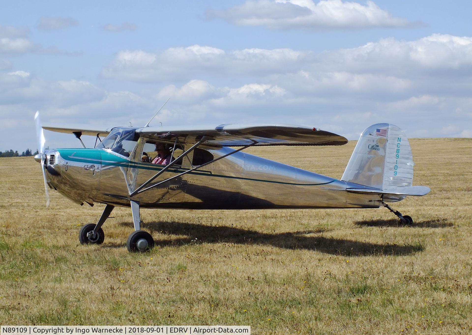 N89109, 1946 Cessna 140 C/N 8117, Cessna 140 at the 2018 Flugplatzfest Wershofen
