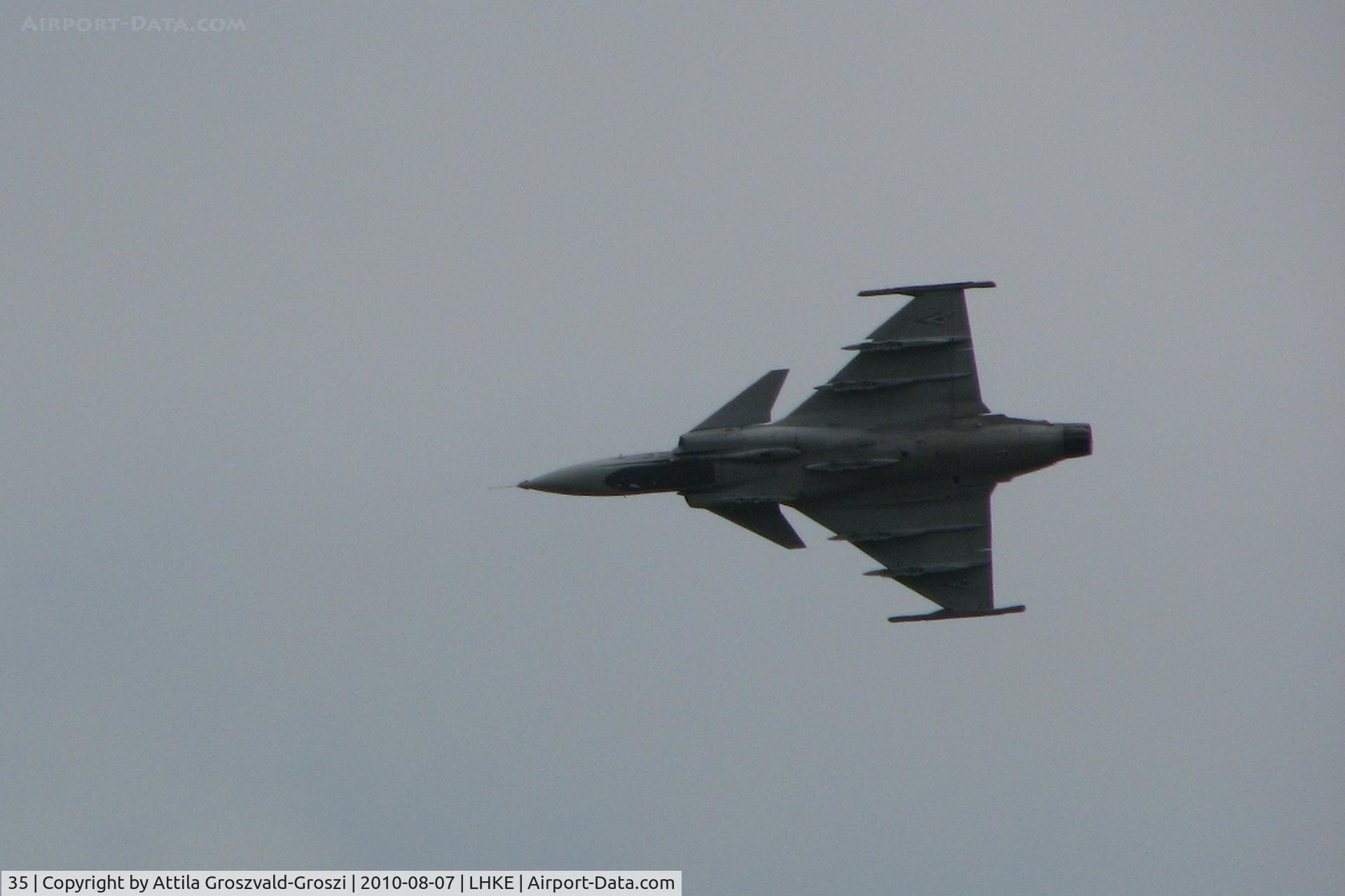 35, Saab JAS-39C Gripen C/N 39306, LHKE Kecskemét Air Base, International Air Show, Hungary