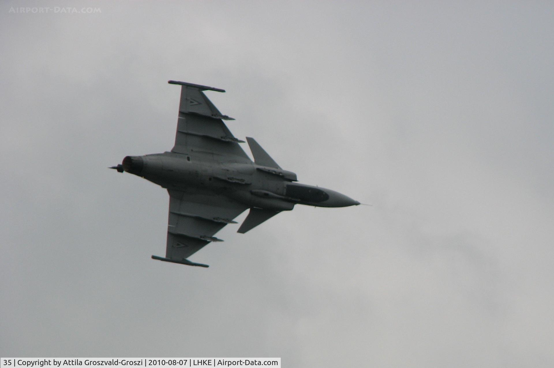 35, Saab JAS-39C Gripen C/N 39306, LHKE Kecskemét Air Base, International Air Show, Hungary
