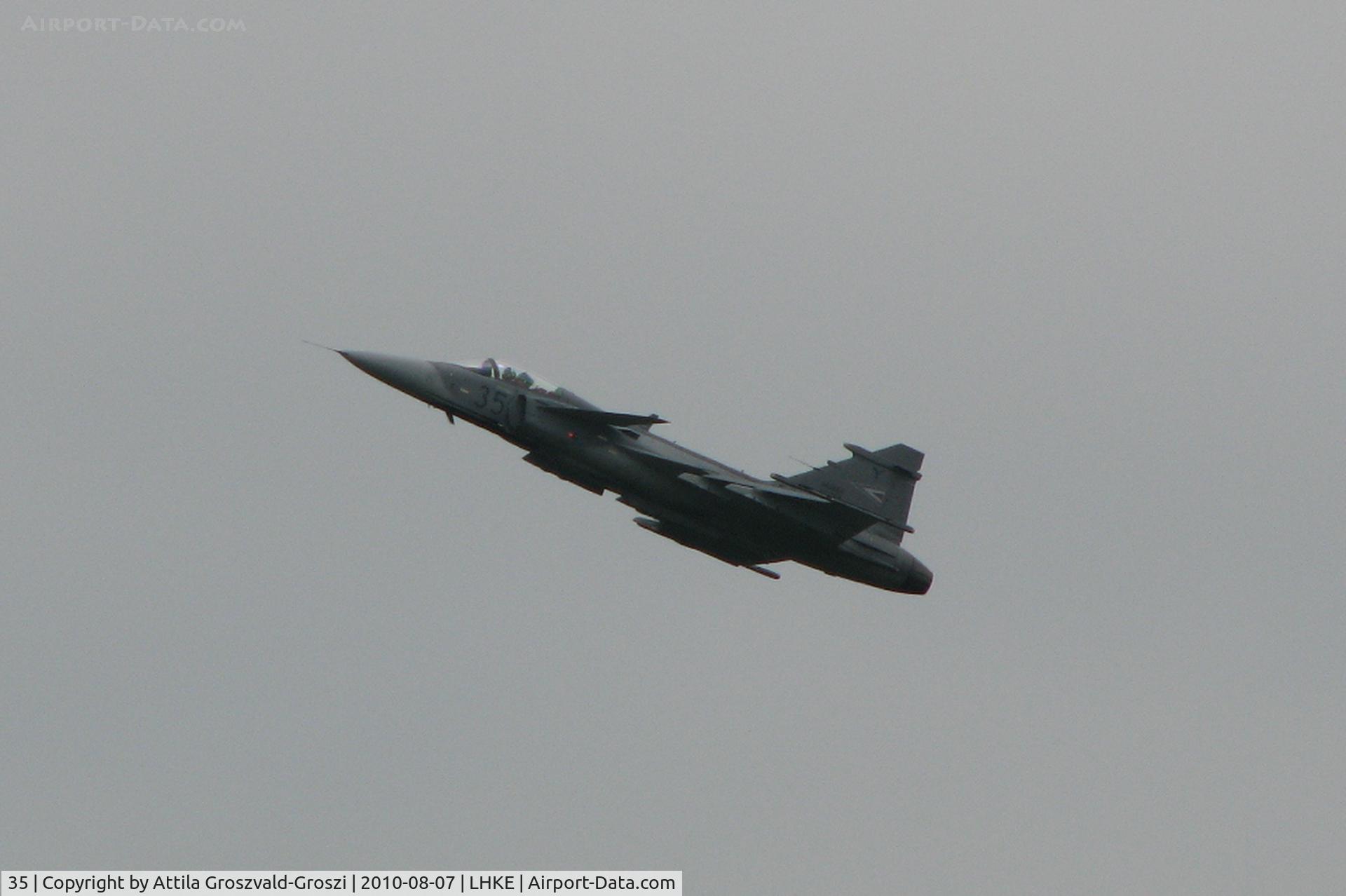 35, Saab JAS-39C Gripen C/N 39306, LHKE Kecskemét Air Base, International Air Show, Hungary