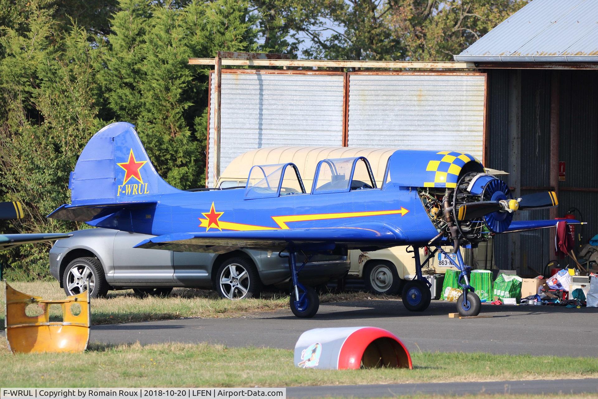 F-WRUL, Yakovlev Yak-52 C/N 844201, Parked
